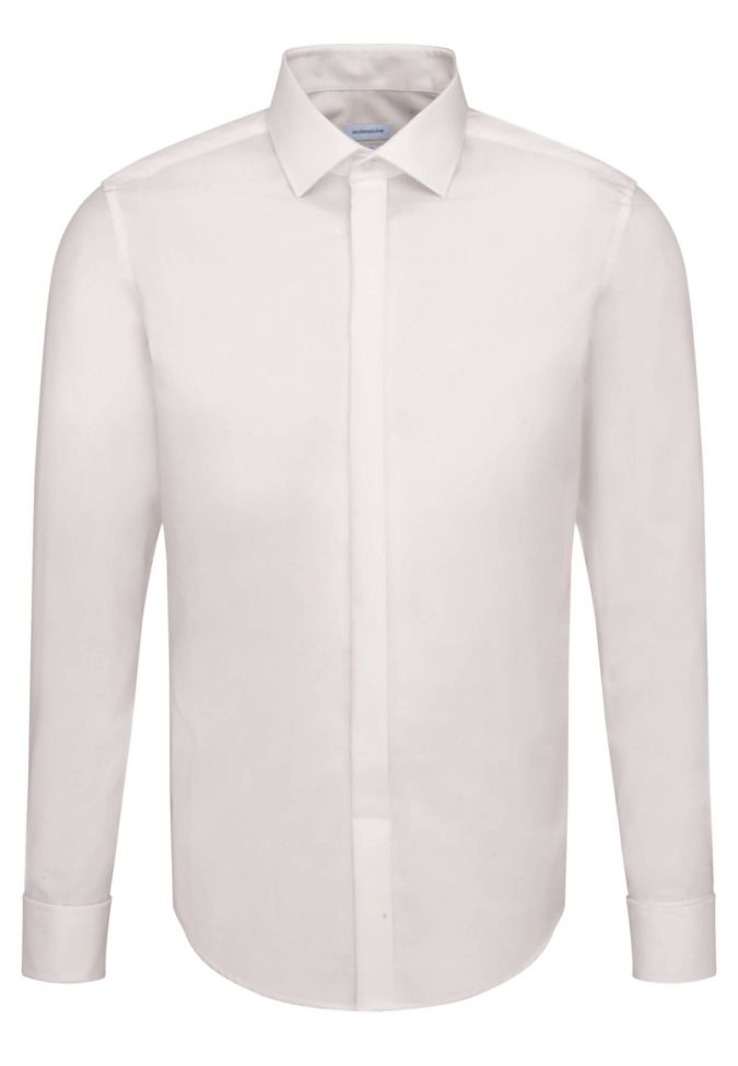 Seidensticker Hemd Herren Seidensticker Slim Bügelfreie Einfarbig Kragen Italienisch Lange Ärmel