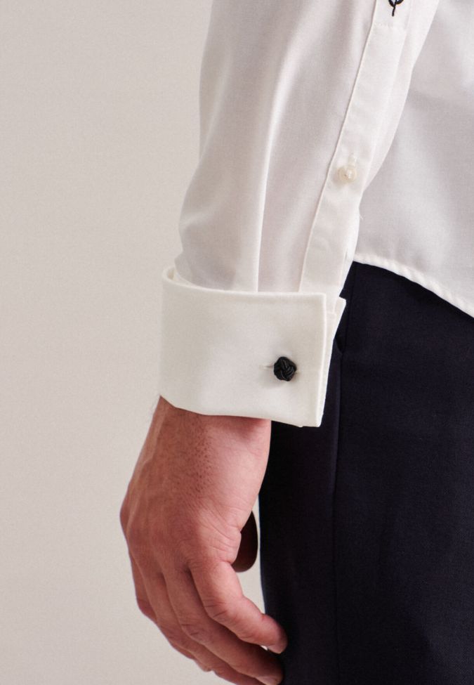 Seidensticker Hemd Herren Seidensticker Slim Bügelfreie Einfarbig Kragen Italienisch Lange Ärmel