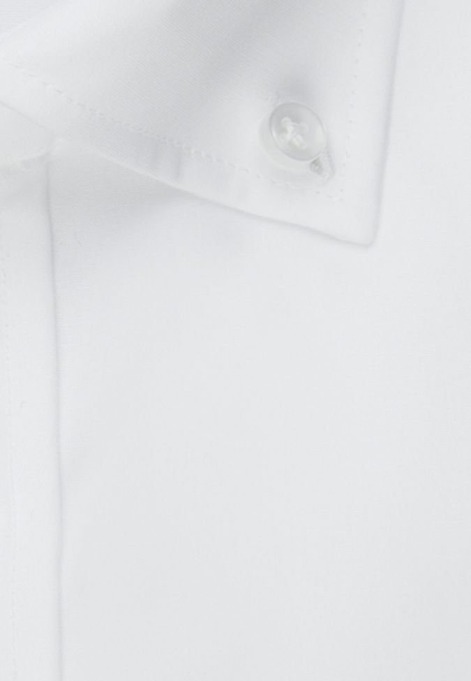 Seidensticker Hemd Herren Seidensticker Slim Bügelfreie Einfarbig Kragen Button-Down Lange Ärmel