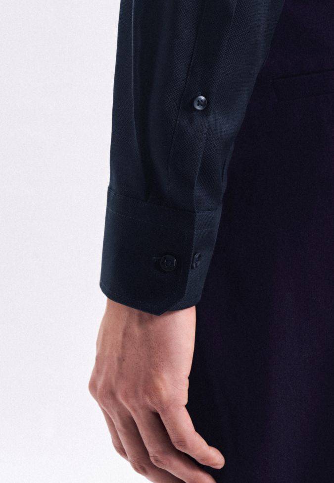 Seidensticker Hemd Herren Seidensticker Slim Bügelfreie Einfarbig Kragen Italienisch Lange Ärmel