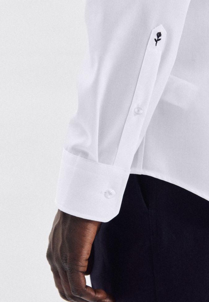 Seidensticker Hemd Herren Seidensticker Slim Bügelfreie Einfarbig Kragen Italienisch Lange Ärmel