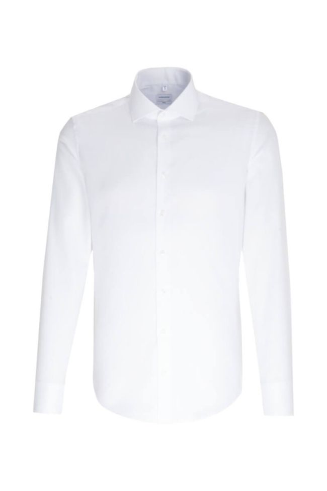 seidensticker Hemd Herren Seidensticker Slim Bügelfreie Einfarbig kragen Italienisch Lange Ärmel