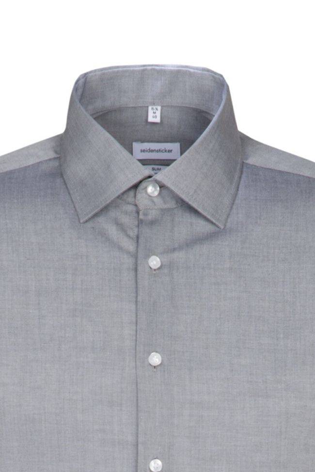 Seidensticker Hemd Herren Seidensticker Slim Bügelfreie Einfarbig Kragen Italienisch Lange Ärmel