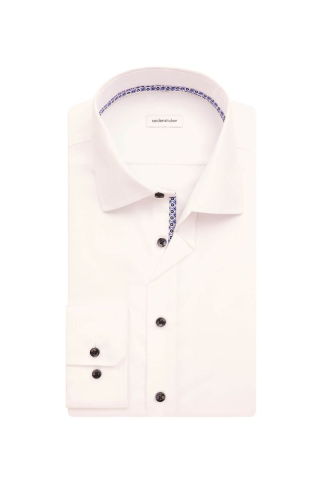seidensticker Hemd Herren Seidensticker Slim Bügelfreie Einfarbig kragen Italienisch Lange Ärmel