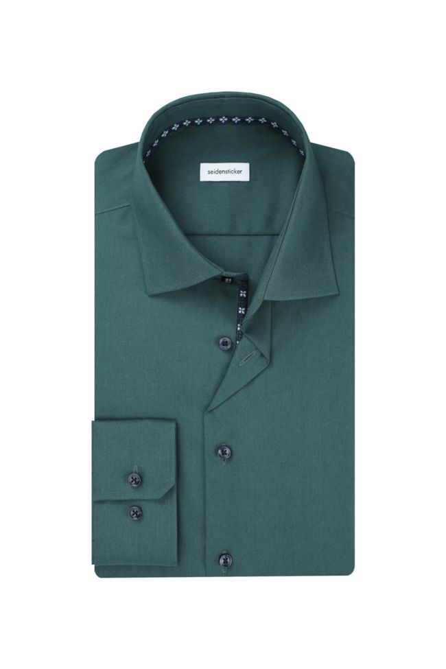 seidensticker Hemd Herren Seidensticker Slim Bügelfreie Einfarbig kragen Italienisch Lange Ärmel