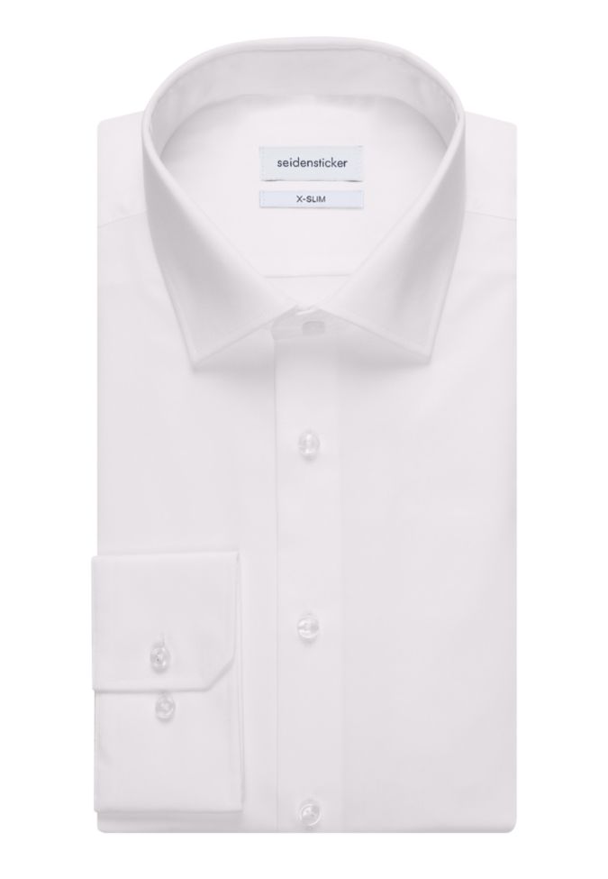 seidensticker Hemd Herren Seidensticker Slim Bügelfreie Einfarbig kragen Italienisch Lange Ärmel