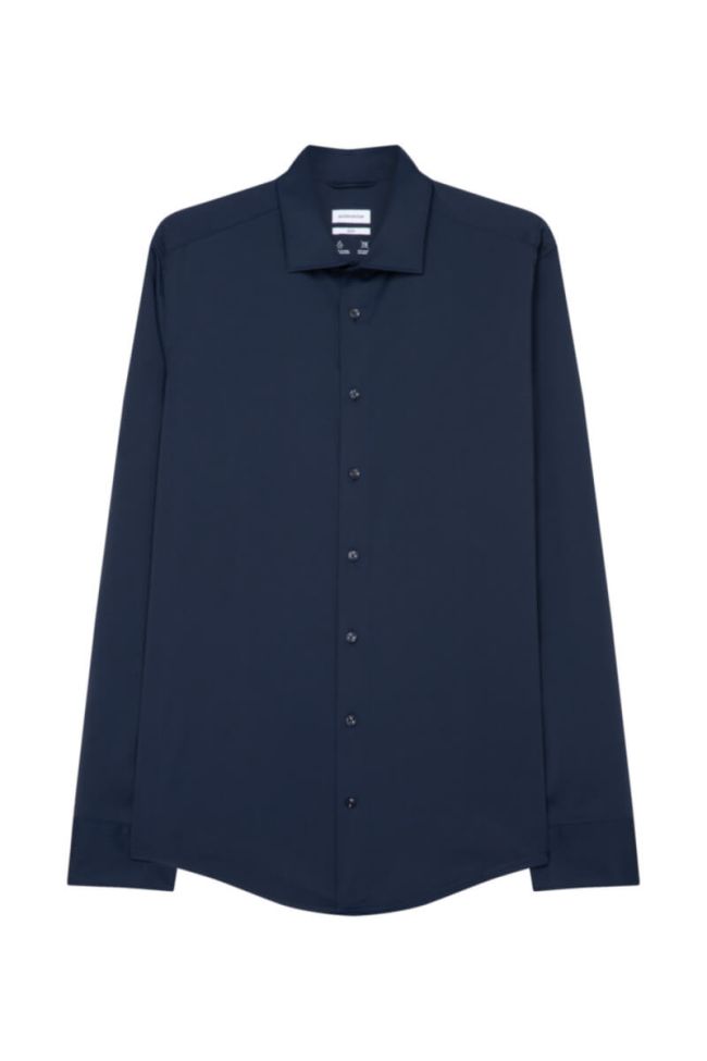 Seidensticker Hemd Herren Seidensticker Slim Bügelfreie Einfarbig Kragen Italienisch Lange Ärmel