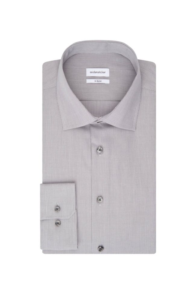 seidensticker Hemd Herren Seidensticker Slim Bügelfreie Einfarbig kragen Italienisch Lange Ärmel