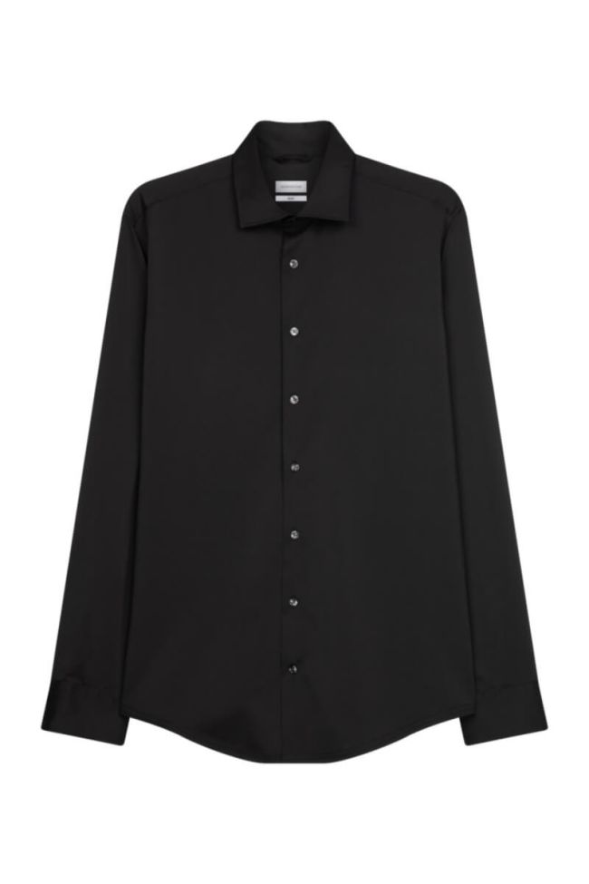 Seidensticker Hemd Herren Seidensticker Slim Bügelfreie Einfarbig Kragen Italienisch Lange Ärmel