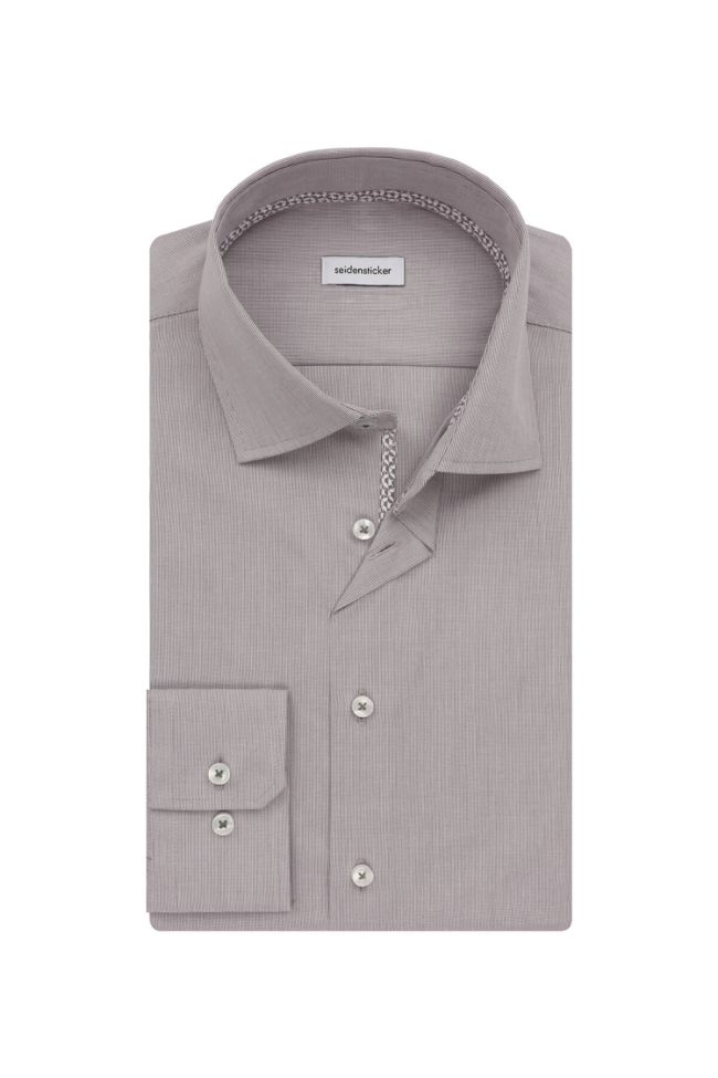 seidensticker Hemd Herren Seidensticker Slim Bügelfreie Einfarbig kragen Italienisch Lange Ärmel