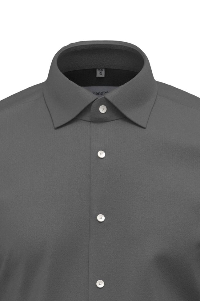 Seidensticker Hemd Herren Seidensticker Slim Bügelfreie Einfarbig Kragen Italienisch Lange Ärmel