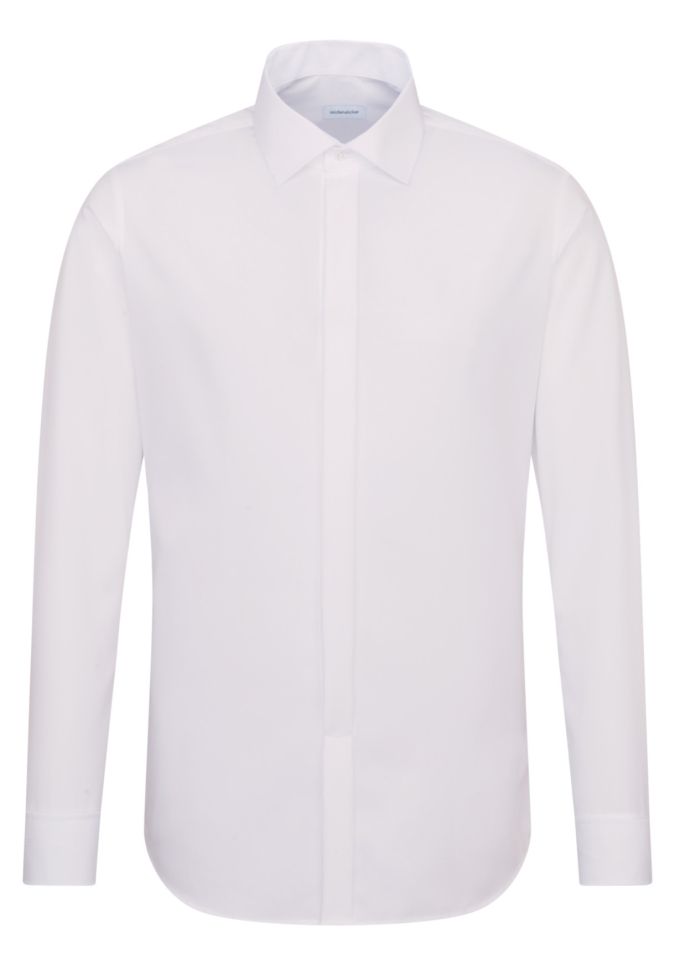 Seidensticker Hemd Herren Seidensticker Slim Bügelfreie Einfarbig Kragen Italienisch Lange Ärmel