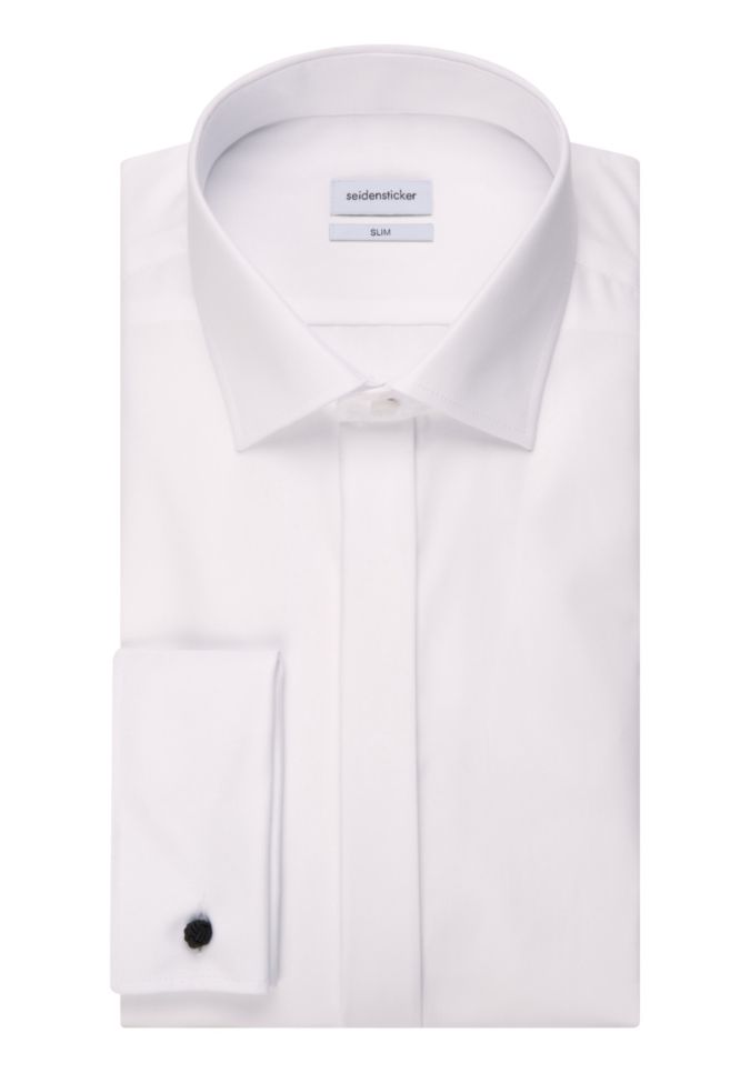 seidensticker Hemd Herren Seidensticker Slim Bügelfreie Einfarbig kragen Italienisch Lange Ärmel