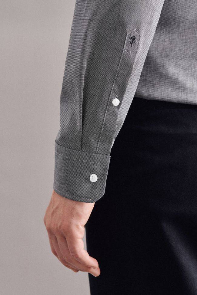 Seidensticker Hemd Herren Seidensticker Slim Bügelfreie Einfarbig Kragen Italienisch Lange Ärmel