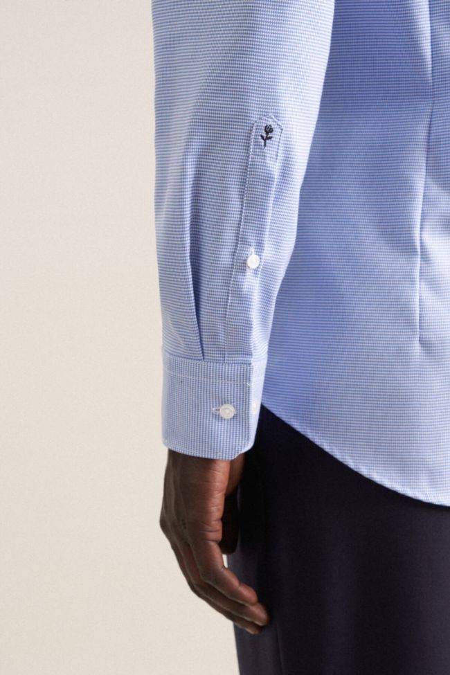 Seidensticker Hemd Herren Seidensticker Slim Bügelfreie Einfarbig Kragen Italienisch Lange Ärmel