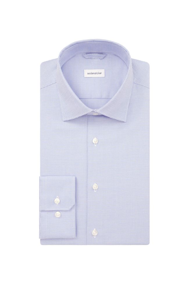 seidensticker Hemd Herren Seidensticker Slim Bügelfreie Einfarbig kragen Italienisch Lange Ärmel