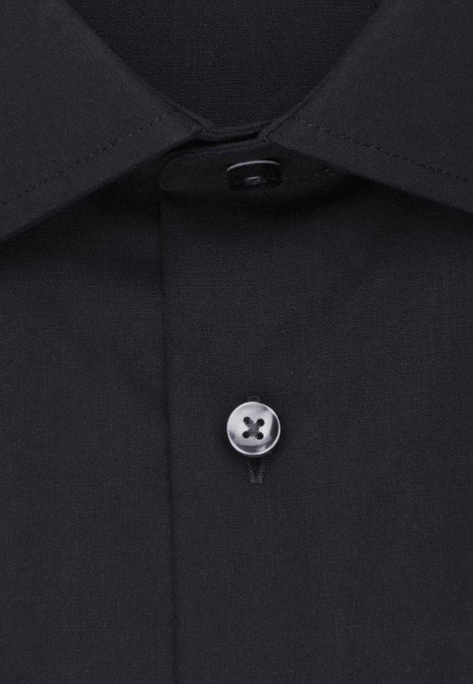 Seidensticker Hemd Herren Seidensticker Slim Bügelfreie Einfarbig Kragen Italienisch Kurze Ärmel