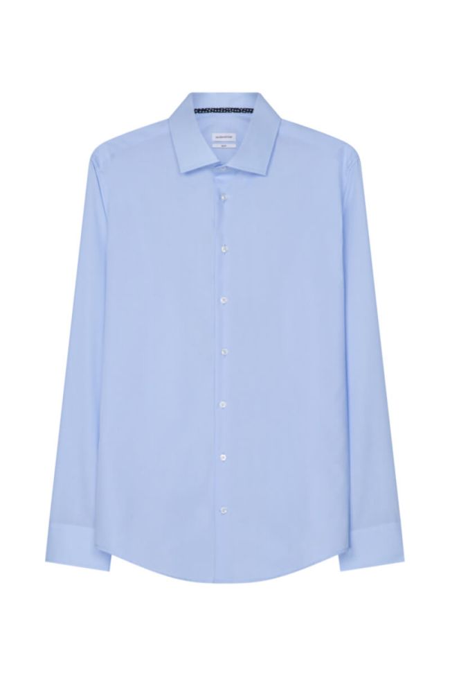 Seidensticker Hemd Herren Seidensticker Slim Bügelfreie Einfarbig Kragen Italienisch Lange Ärmel