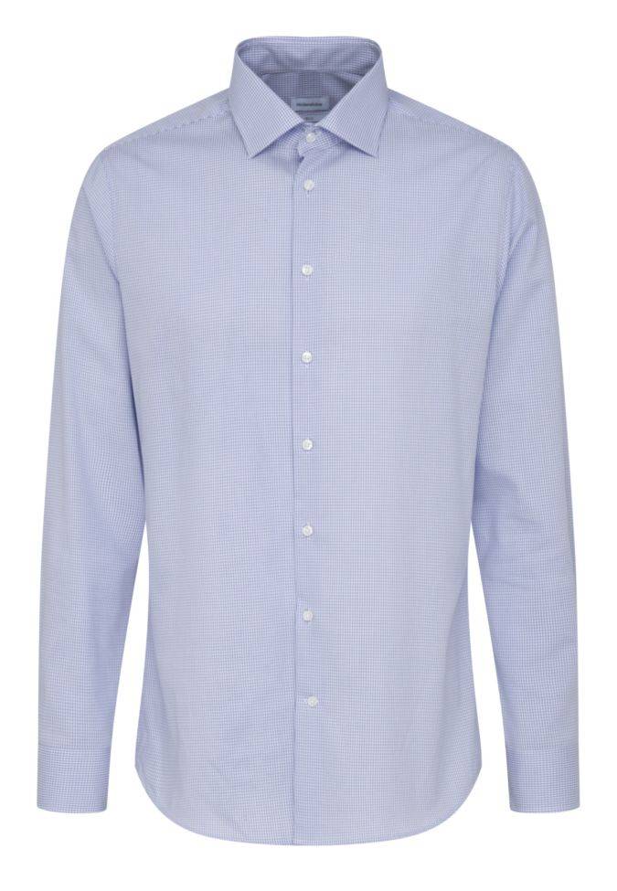 Seidensticker Hemd Herren Seidensticker Slim Bügelfreie Karo Kragen Italienisch Lange Ärmel