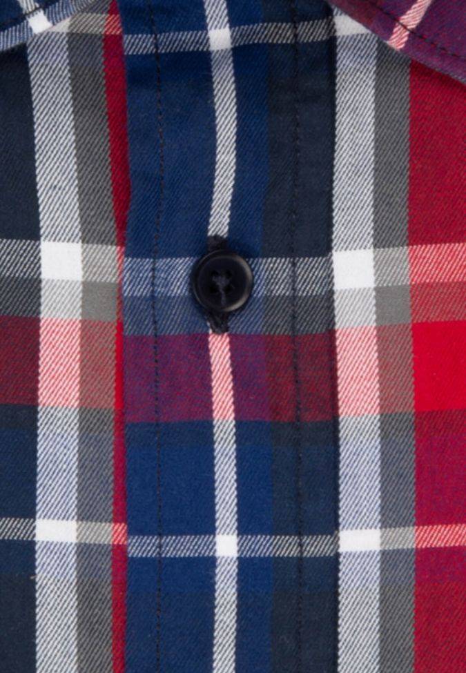 Seidensticker Hemd Herren Seidensticker Slim Bügelfreie Karo Kragen Button-Down Lange Ärmel