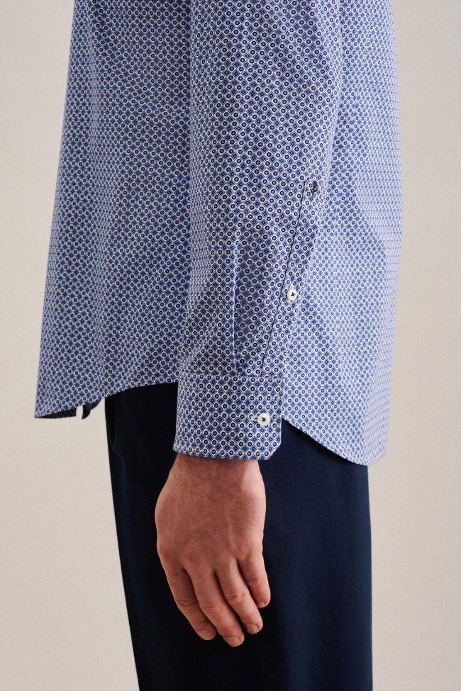 Seidensticker Hemd Herren Seidensticker Slim Bügelfreie Muster Kragen Italienisch Lange Ärmel