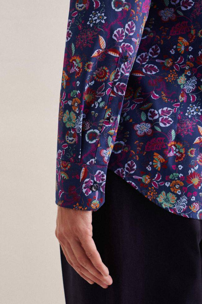 Seidensticker Hemd Herren Seidensticker Slim Bügelfreie Muster Kragen Italienisch Lange Ärmel