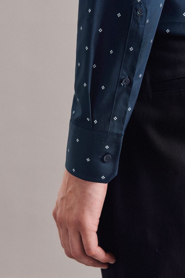 Seidensticker Hemd Herren Seidensticker Slim Bügelfreie Muster Kragen Italienisch Lange Ärmel