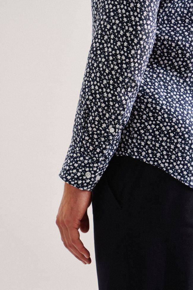 Seidensticker Hemd Herren Seidensticker Slim Bügelfreie Muster Kragen Italienisch Lange Ärmel