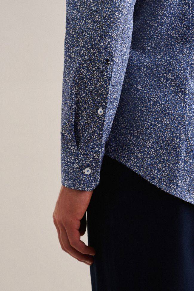 Seidensticker Hemd Herren Seidensticker Slim Bügelfreie Muster Kragen Italienisch Lange Ärmel