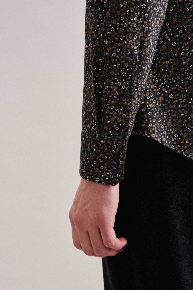 Seidensticker Hemd Herren Seidensticker Slim Bügelfreie Muster Kragen Italienisch Lange Ärmel