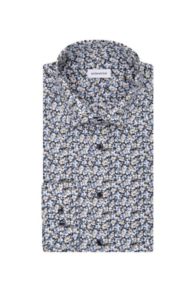 Seidensticker Hemd Herren Seidensticker Slim Bügelfreie Muster Kragen Italienisch Lange Ärmel