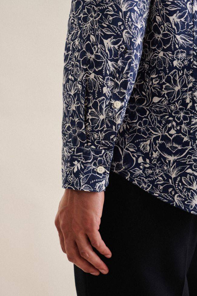 Seidensticker Hemd Herren Seidensticker Slim Bügelfreie Muster Kragen Italienisch Lange Ärmel