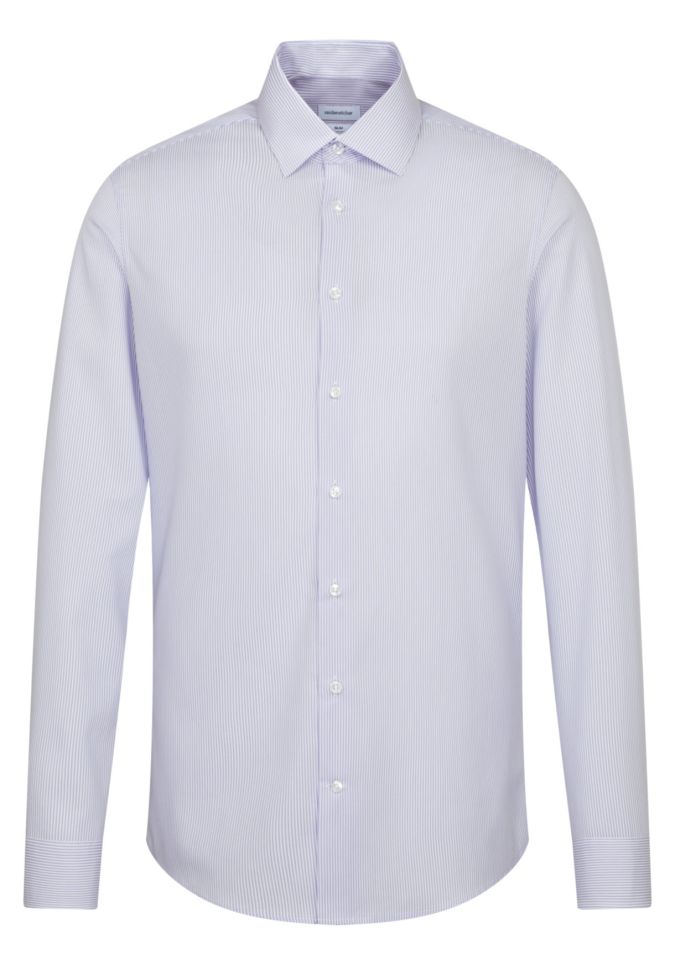 Seidensticker Hemd Herren Seidensticker Slim Bügelfreie Streifen Kragen Italienisch Lange Ärmel