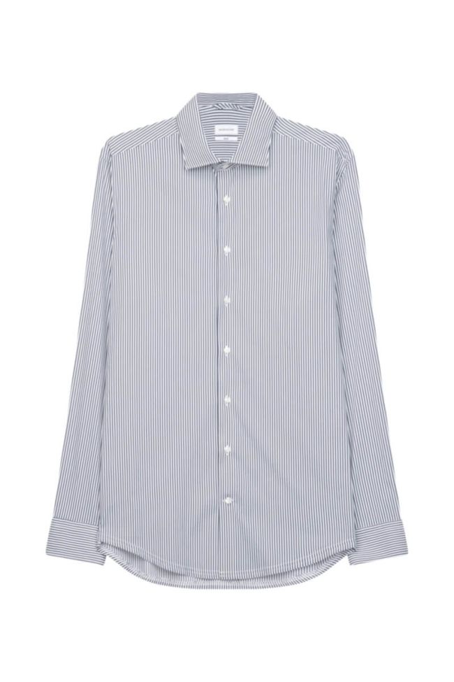 Seidensticker Hemd Herren Seidensticker Slim Bügelfreie Streifen Kragen Italienisch Lange Ärmel