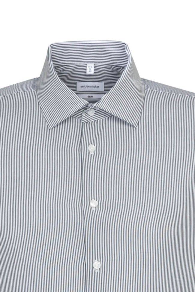 Seidensticker Hemd Herren Seidensticker Slim Bügelfreie Streifen Kragen Italienisch Lange Ärmel