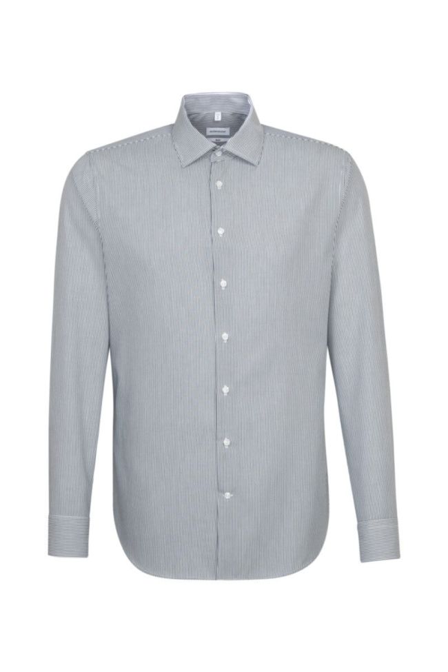 Seidensticker Hemd Herren Seidensticker Slim Bügelfreie Streifen Kragen Italienisch Lange Ärmel