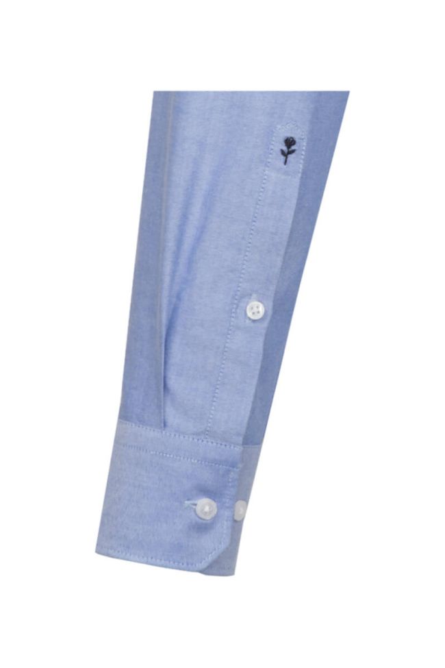 Seidensticker Hemd Herren Seidensticker Slim Einfarbig Kragen Button-Down Lange Ärmel