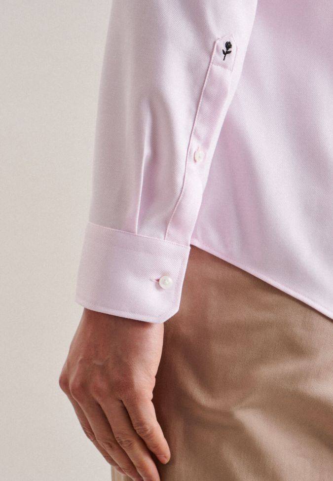 Seidensticker Hemd Herren Seidensticker Slim Einfarbig Kragen Italienisch Lange Ärmel