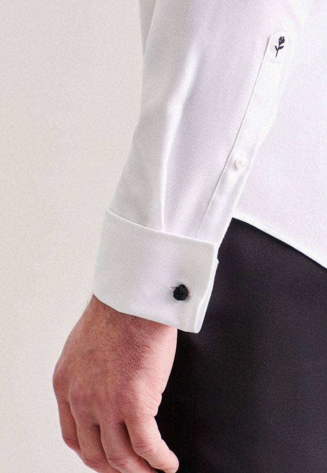 Seidensticker Hemd Herren Seidensticker Slim Einfarbig Kragen Italienisch Lange Ärmel