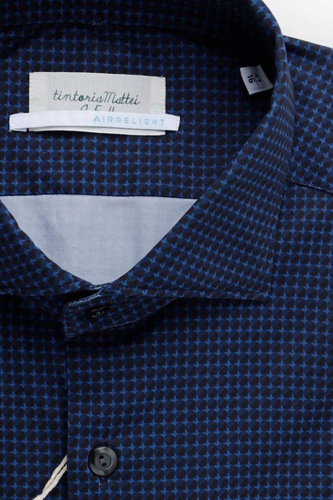 Tintoria Mattei Hemd Herren Tintoria Mattei Regular Halb Unifarben 86% Polyamide 14% Elastane Kragen Französisch Lange Ärmel