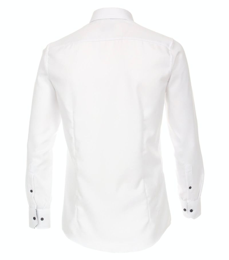 Venti Hemd Herren Venti Regular Bügelfreie Einfarbig Kragen Button-Down Lange Ärmel