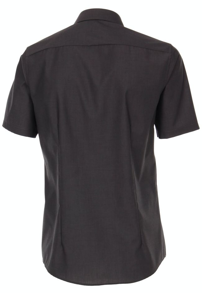 Venti Hemd Herren Venti Regular Bügelfreie Einfarbig Kragen Französisch Kurze Ärmel