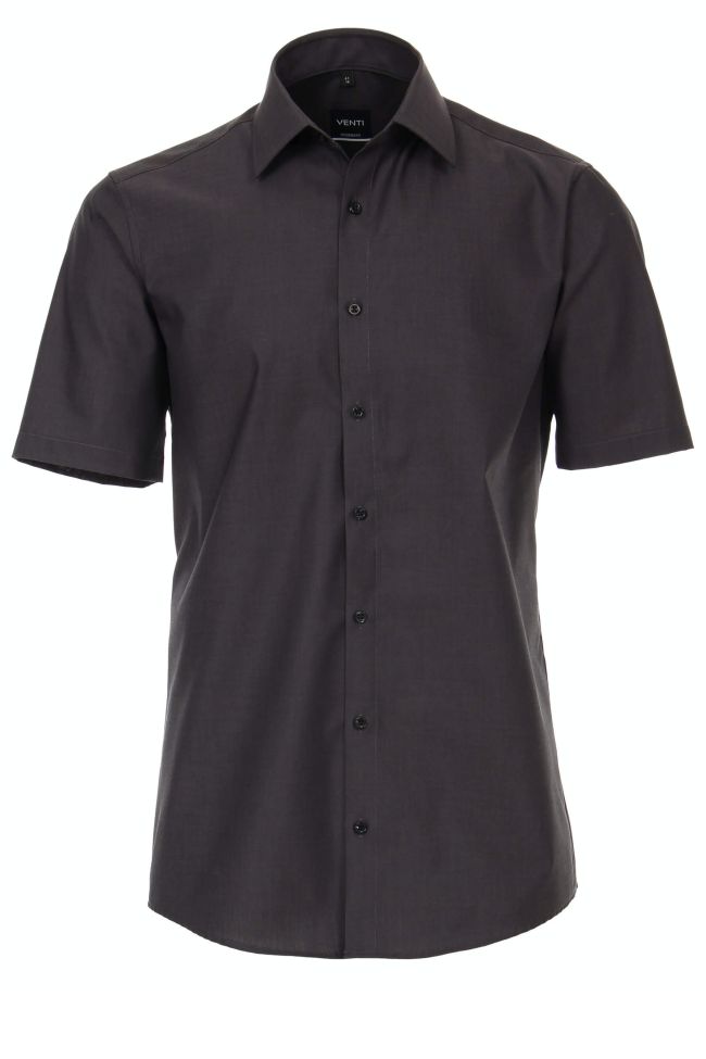 venti Hemd Herren Venti Regular Bügelfreie Einfarbig kragen Französisch Kurze Ärmel