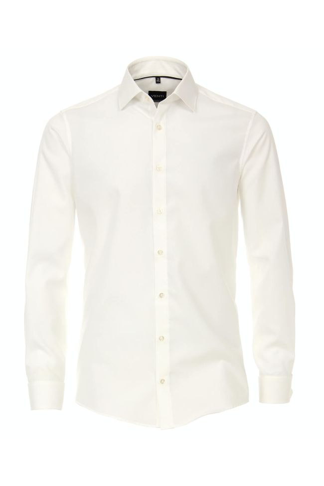 venti Hemd Herren Venti Regular Bügelfreie Einfarbig kragen Französisch Lange Ärmel