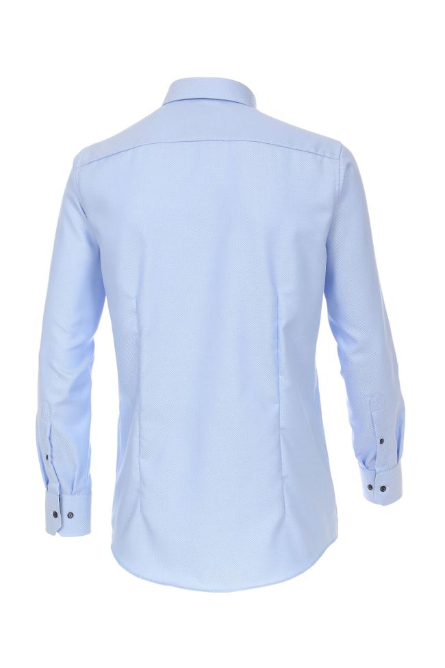 Venti Hemd Herren Venti Regular Bügelfreie Einfarbig Kragen Button-Down Lange Ärmel