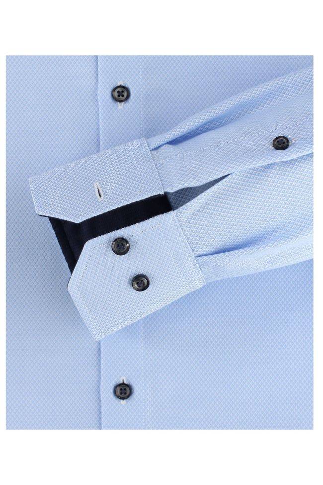 Venti Hemd Herren Venti Regular Bügelfreie Einfarbig Kragen Button-Down Lange Ärmel