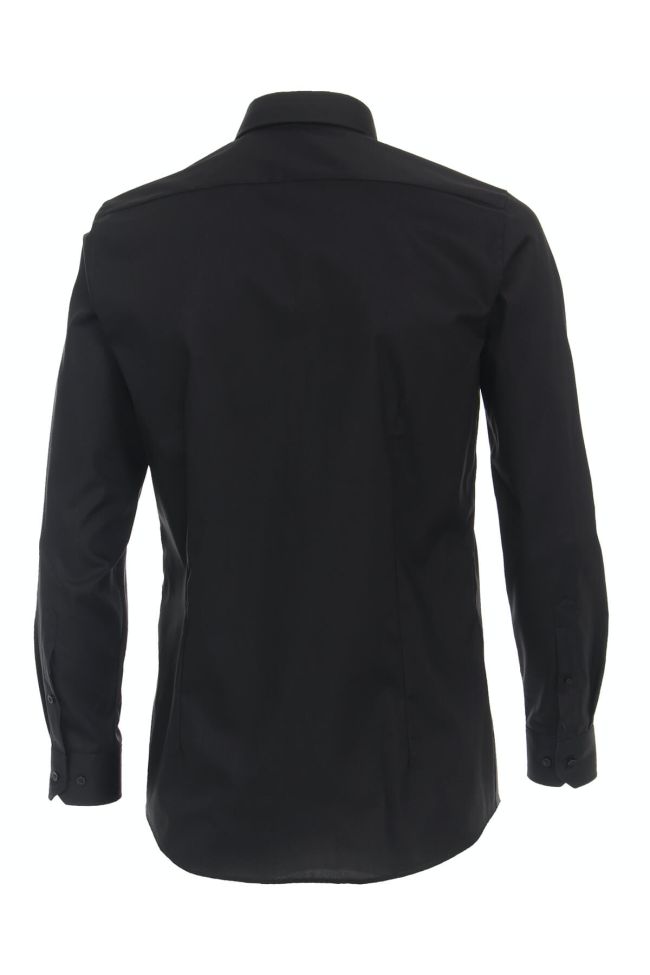 Venti Hemd Herren Venti Slim Bügelfreie Einfarbig Kragen Französisch Lange Ärmel