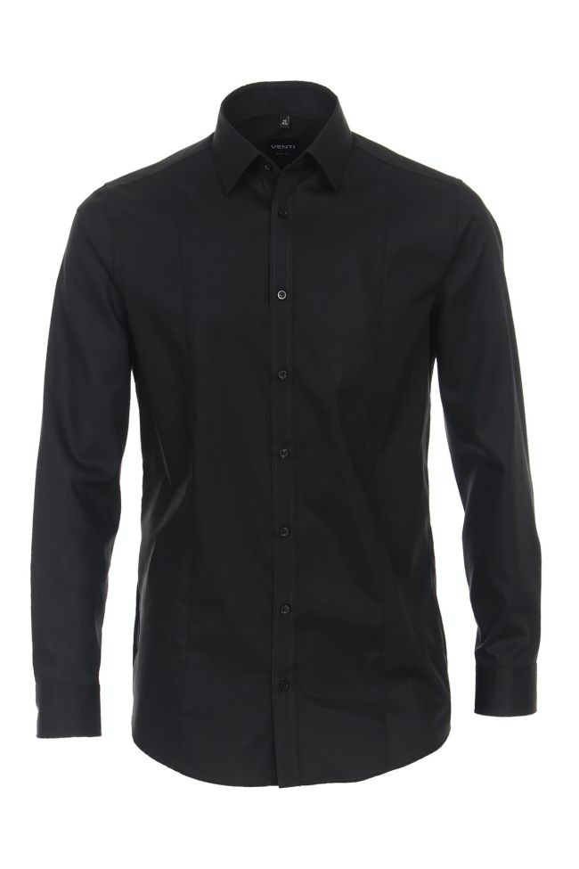 venti Hemd Herren Venti Slim Bügelfreie Einfarbig kragen Französisch Lange Ärmel