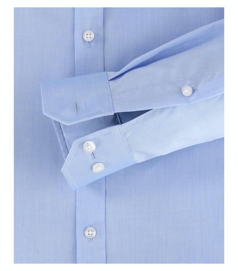 Venti Hemd Herren Venti Slim Bügelfreie Einfarbig Kragen Französisch Lange Ärmel