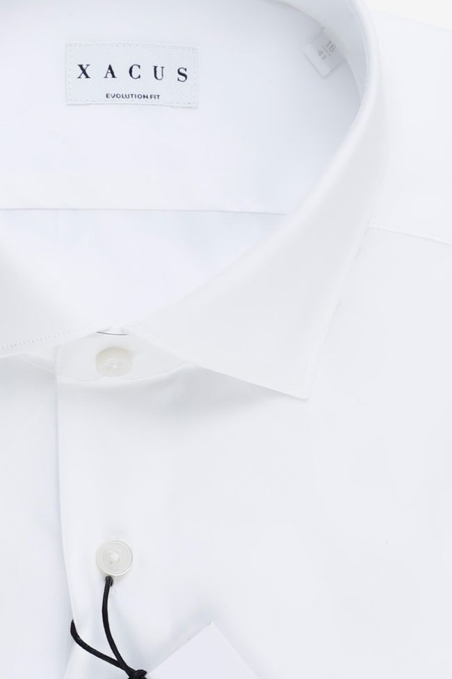 Xacus Hemd Herren Xacus Classic Einfarbig 100% Baumwolle Kragen Französisch Lange Ärmel